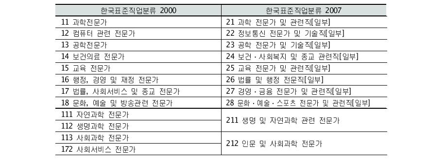 대분류 1: 전문가