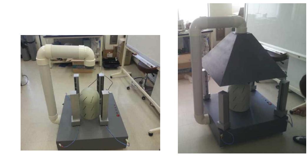 Interim and final fundamental experiment setup