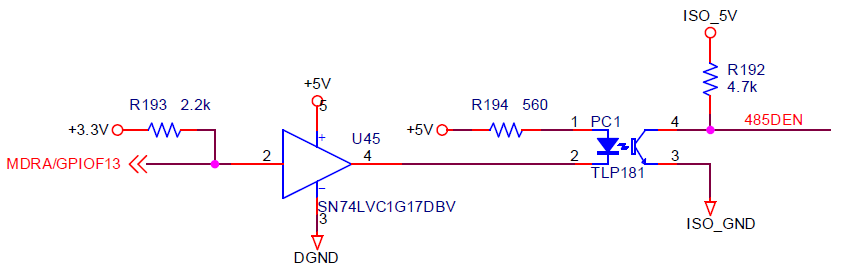 RS-485 선택부