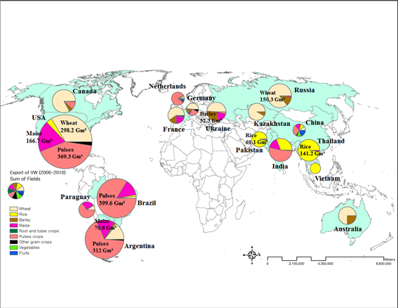 Fig. 15 Exports of VW in the World from 2006 to 2010