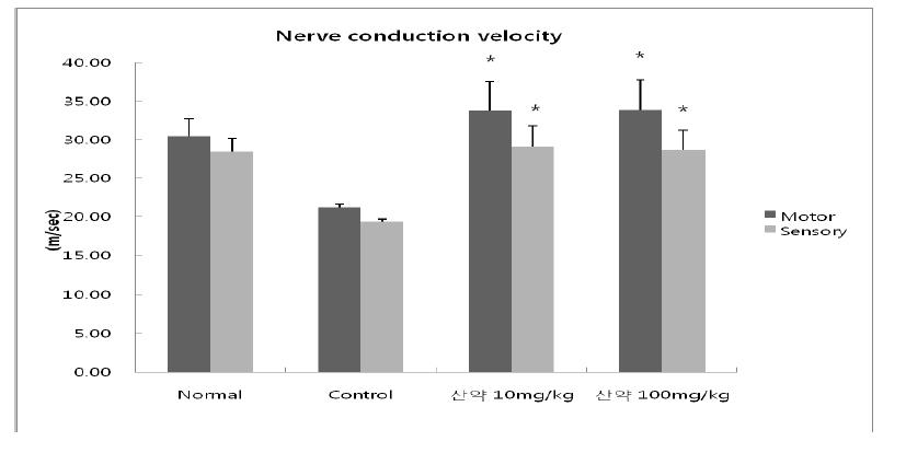 The effect of Dioscorea rhizoma on nerve conduction velocity of type 1 diabetic SD rats.