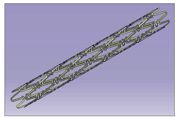Cypher stent의 3D geometry