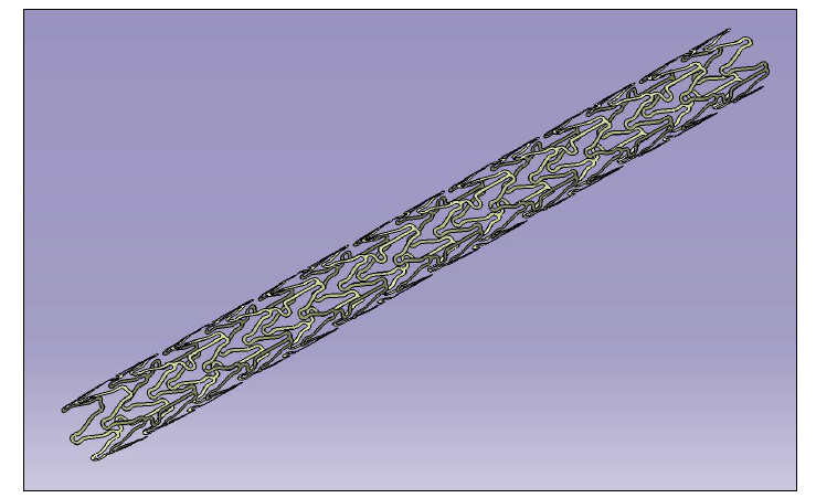 Xience V stent의 3D geometry