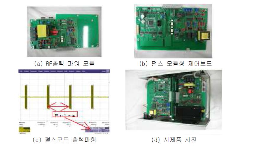 탄화방지 안정성 확보용 펄스모드 전원장치 모듈 및 시험결과