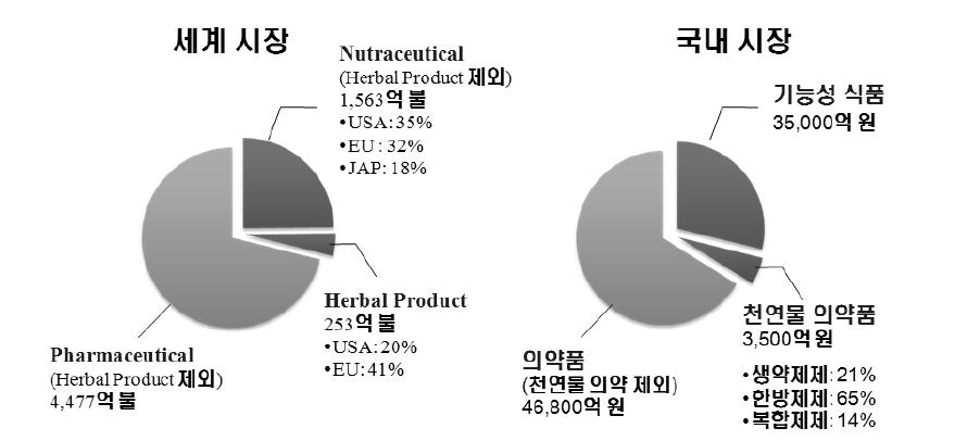 천연물의약품 시장