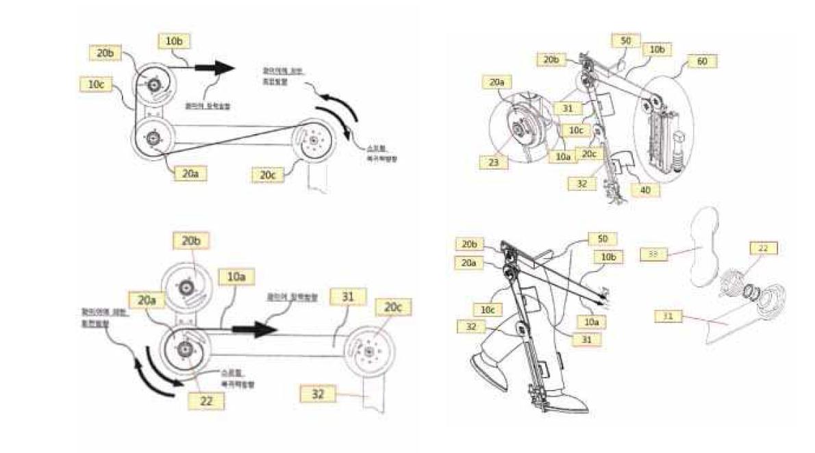 와이어 구동방식 외골격 로봇과 그 구동방법의 대표도면