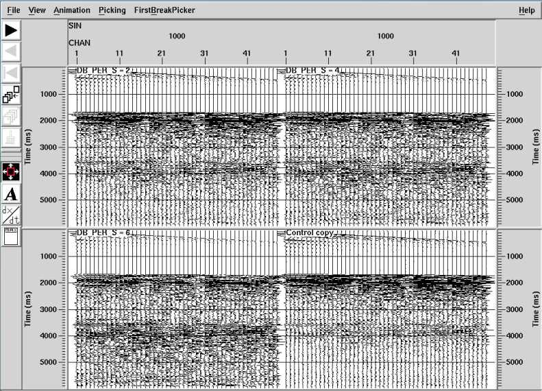 그림 3.44. Parameter test for gain recovery