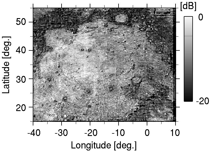 Mare Imbrium surface image based on  .