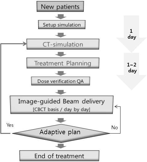 Fig. 1. Current adaptive radiotherapy process.