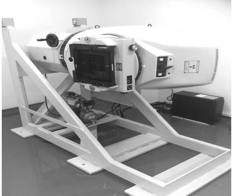 Fig. 9. Cobalt-60 irradiator for dosimetric calibration.