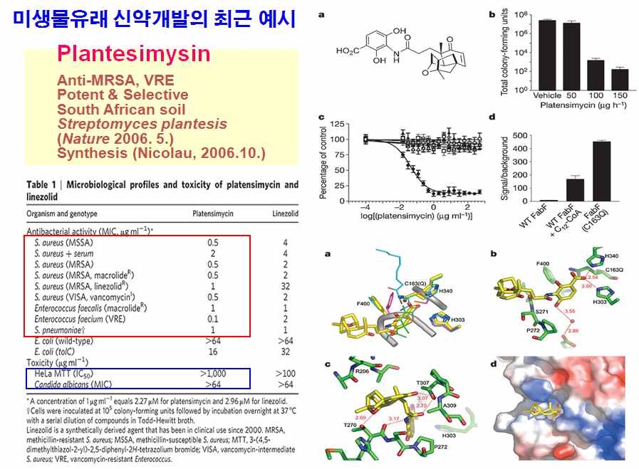 미생물 유래 신약개발의 예시