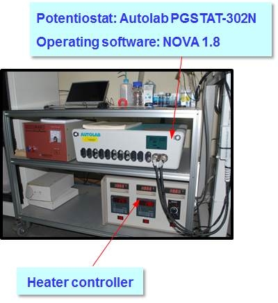 전위주사 측정실험을 위한 전위기 및 온도 조절기