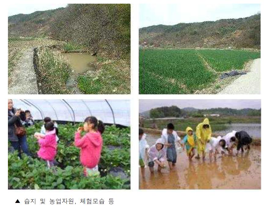 무고마을의 주요자원