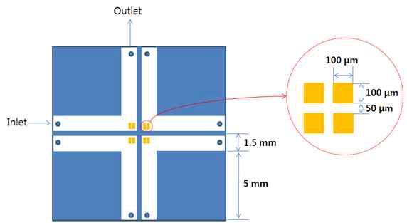 Multiplex guiding chip 모식도