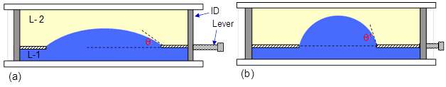 Figure 1. The side-view structure of a liquid lens