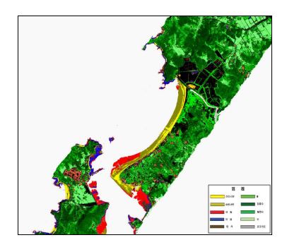 그림 19. 토지 피복 및 식생 분류도