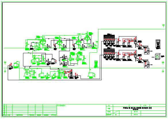 Overall layout of Scale up test app. for U/V recovery from Korean black shale ore.