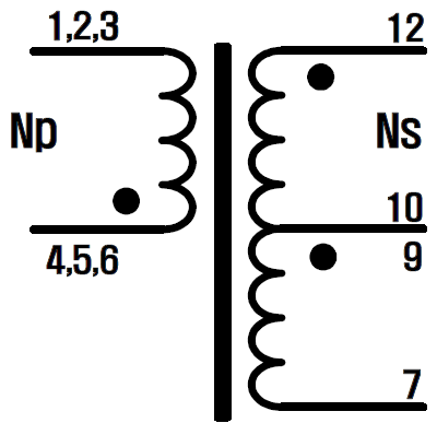 마이크로 인버터용 플라이백 변압기 권선 구조