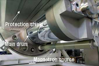 rotary magnet type 마그네트론 소스