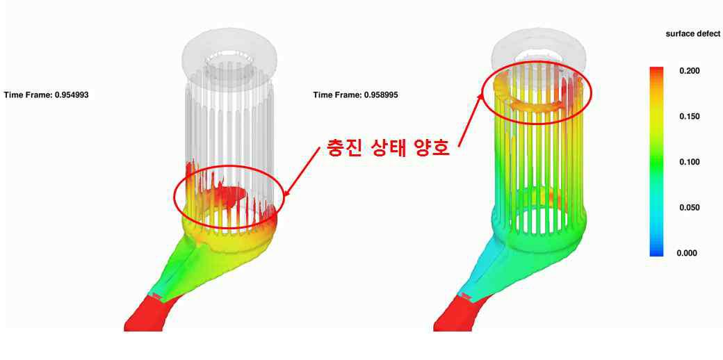 2차 주조방안 동 다이캐스팅 유동해석(Surface Defec)