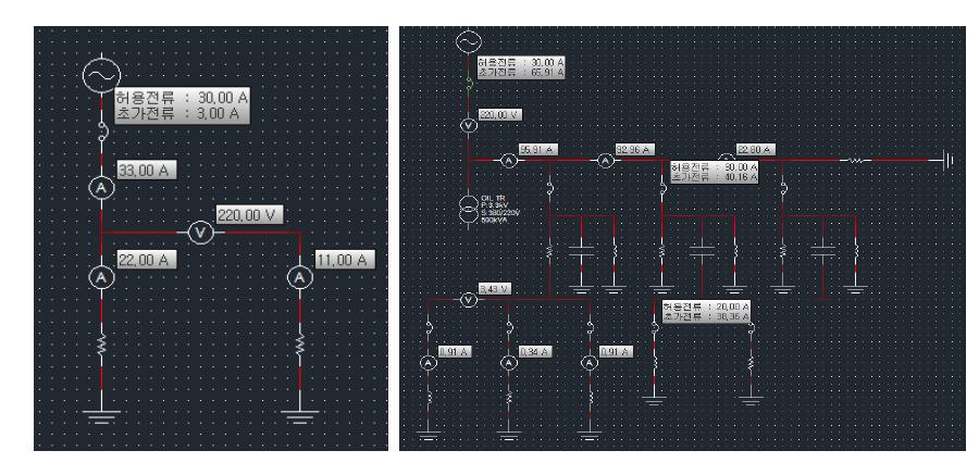 차단기별 전압 전류 측정