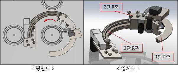 초기 용접 시작 시 용접 헤드 모습