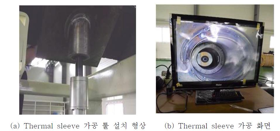 Thermal sleeve 절단 가공 평가