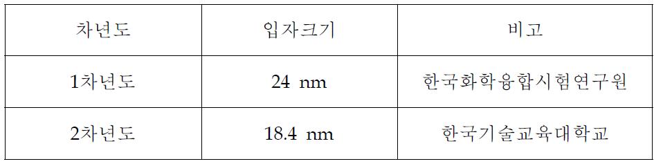 TiO2 나노입자 SEM 결과