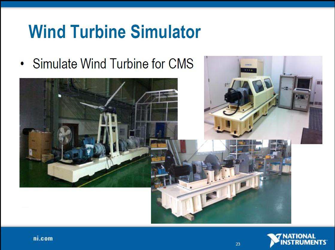 SM instrument사에서 개발한 10kW, 20kW 규모의 풍력발전 테스트 베드