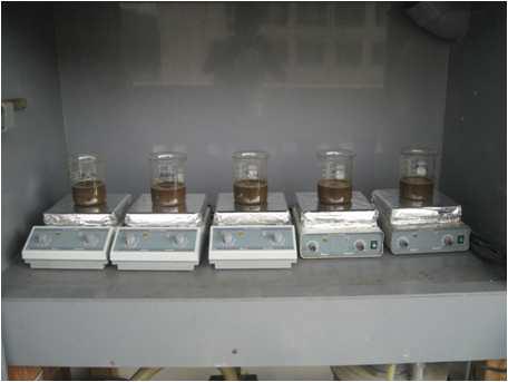 황산용액(H2SO4)에 산화제(H2O2) 첨가를 통한 침출 실험