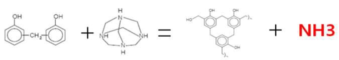 페놀수지 경화시 암모니아 가스(NH3) 발생 원리