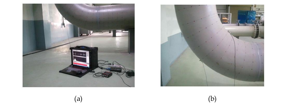 연구용 원자로 (하나로) 배관 주파수 분석 실험 장치