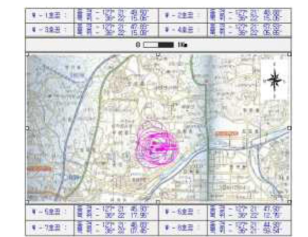 조사지역 위치도
