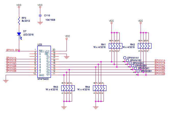 PWM 출력버퍼 회로