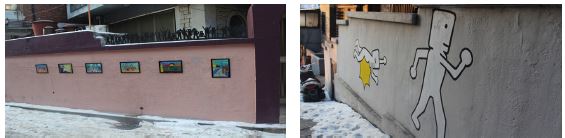 그림 3-29 마을벽화 및 담장 컬러링