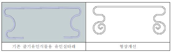 유인줄 실타래 형상개선