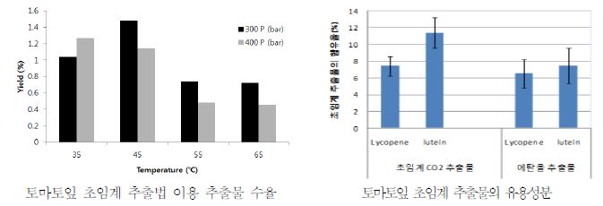 토마토잎 초임계 이산화탄소 추출법을 이용한 유용성분 추출