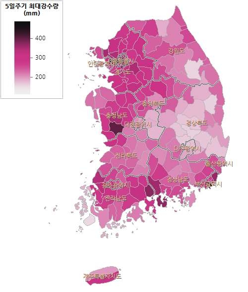 RCP8.5 시나리오 2050년대