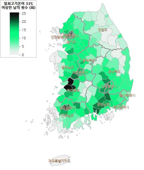 RCP8.5 시나리오 2050년대