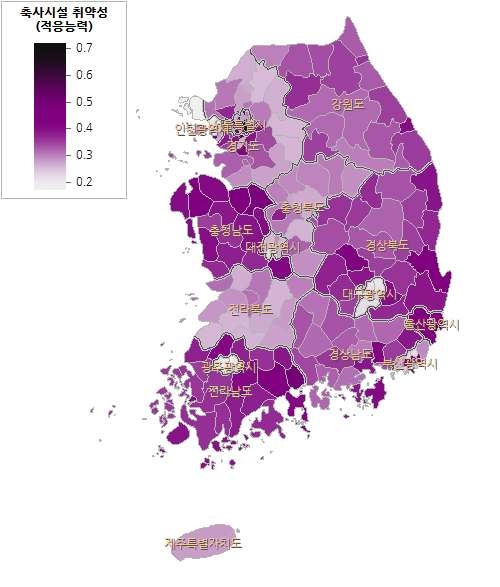 축사시설 취약성 적응능력