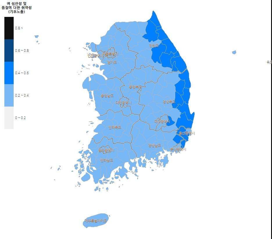 기후노출 지도(RCP_2000s)