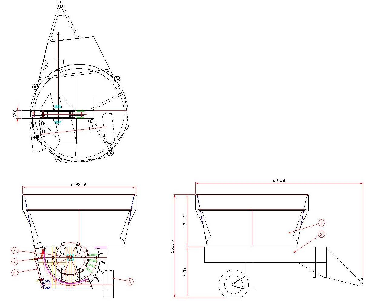 CAD for biomass chipper