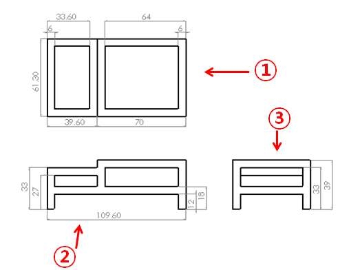 Drawing of frame