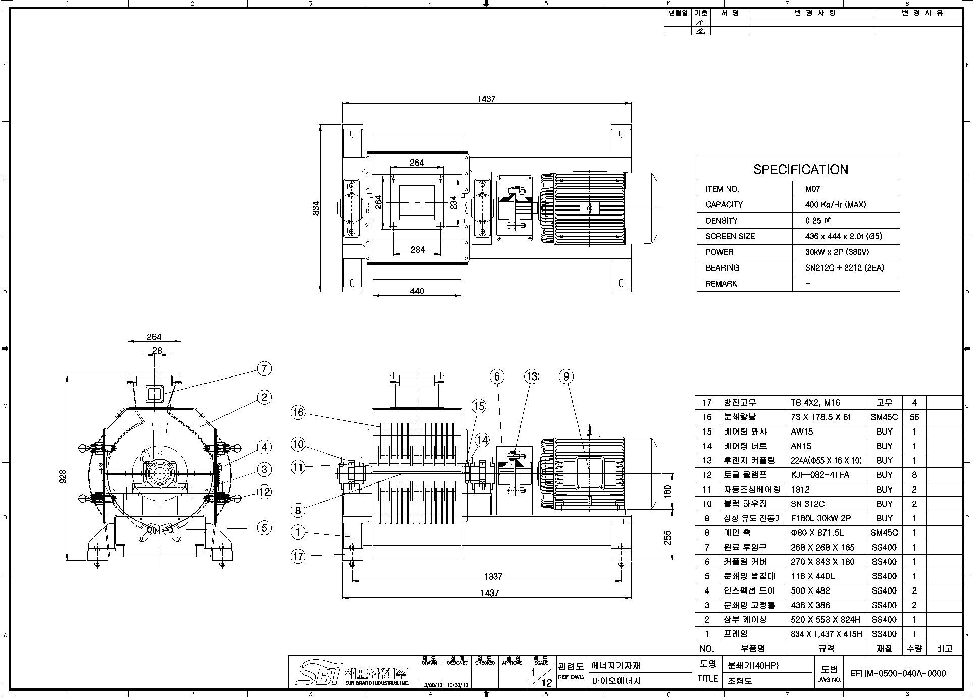 CAD for biomass crusher