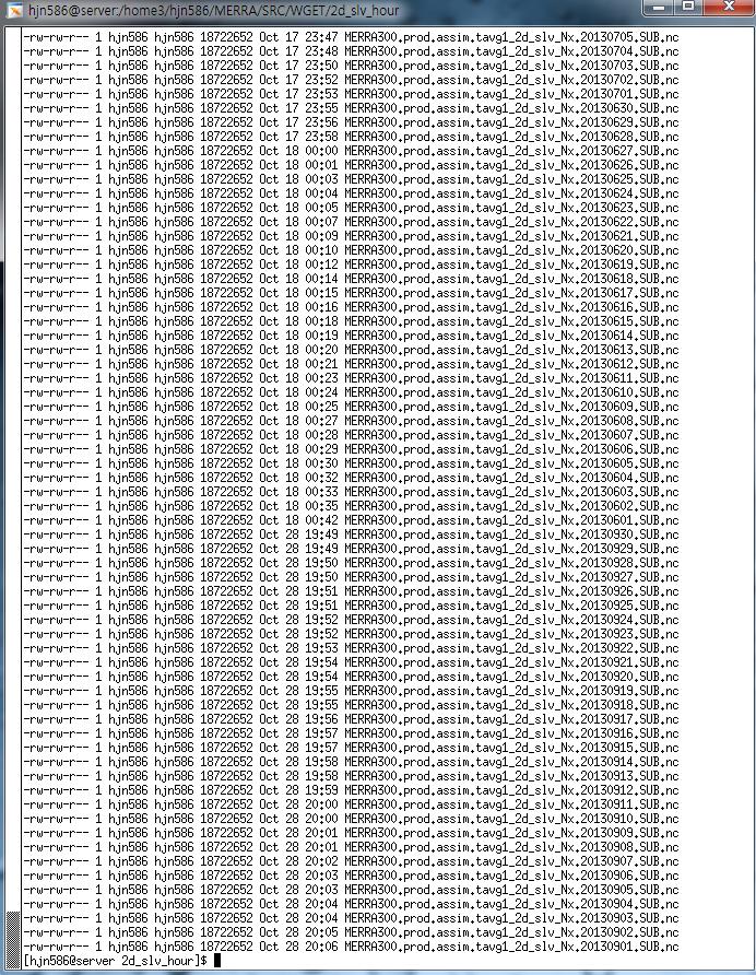 시간 간격의 중국 동북3성 지역에 대한 농업기상자료 DB구축(예)