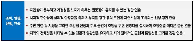 거대억새를 활용한 경관연출 방향