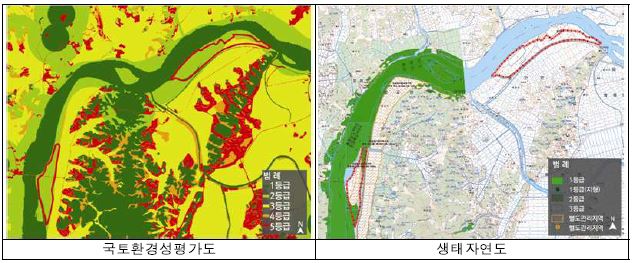 생태환경 평가 분석도