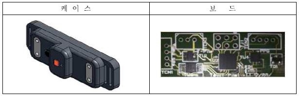 3차년도 1차 맥박/체온 센서 케이스(좌)/ 보드(우)
