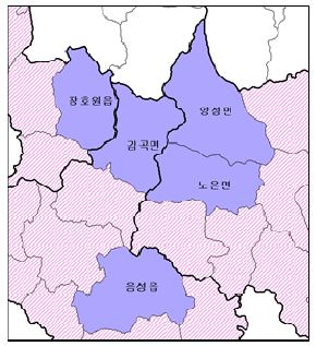 선정된 복숭아 주산지 5개 읍면