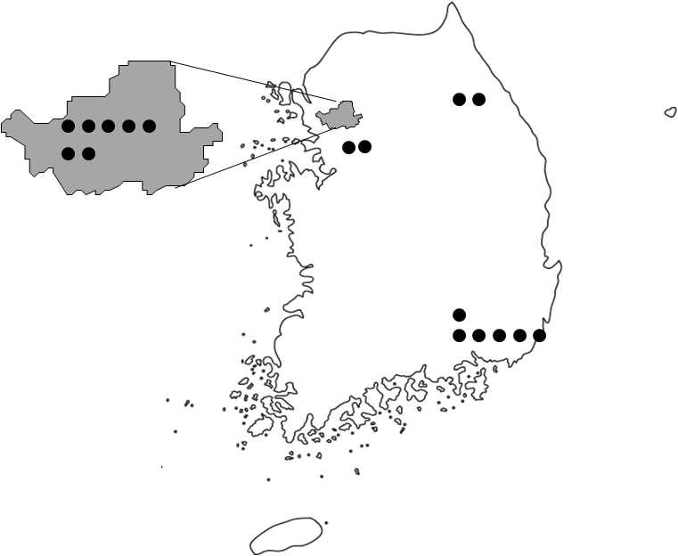 Distribution of IMP-1 producing isolates